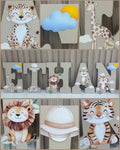 Letras Personalizadas Safari