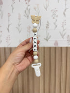 Girls Costum Pacifier Clip