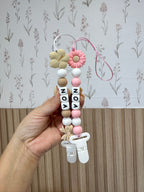 Girls Costum Pacifier Clip