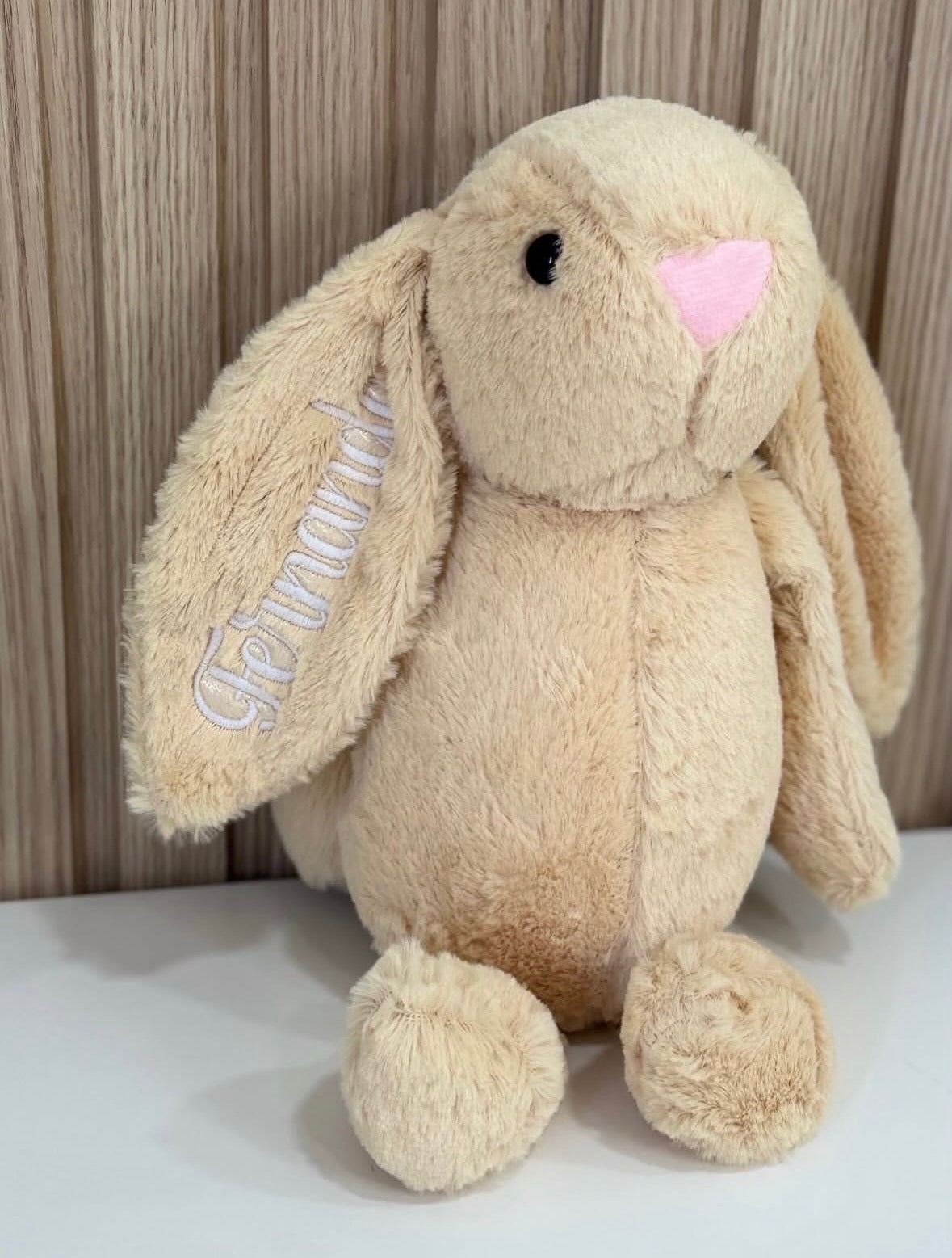 Personalized Bunny – Conejito Bordado con Nombre