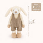 Peluche de conejito personalizado para bebé | Recuerdo de recién nacido a medida