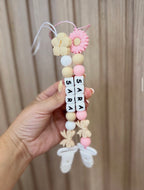 Girls Costum Pacifier Clip