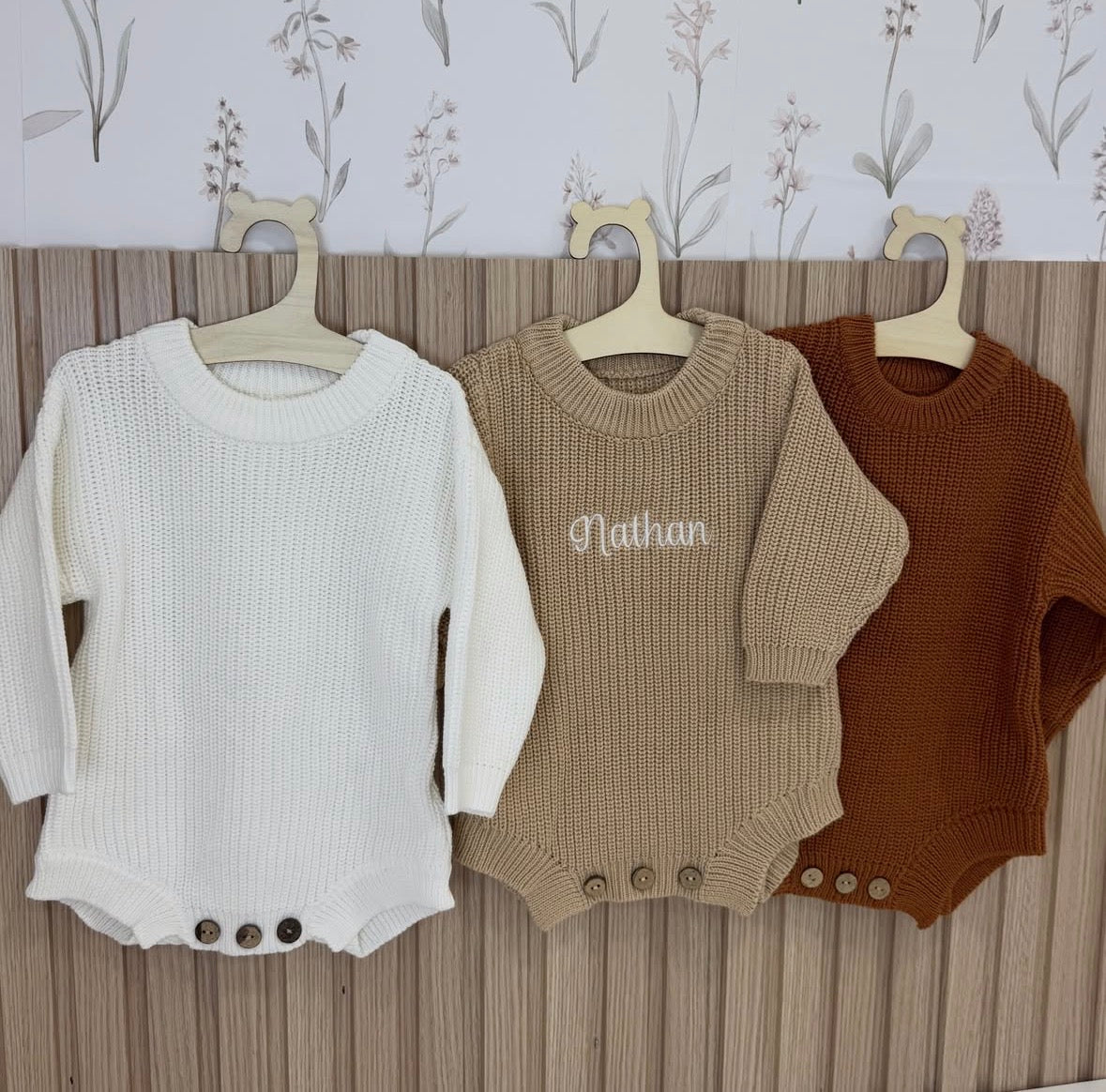 Conjunto de pelele para bebé bordado personalizado – Atuendo de recién nacido personalizado