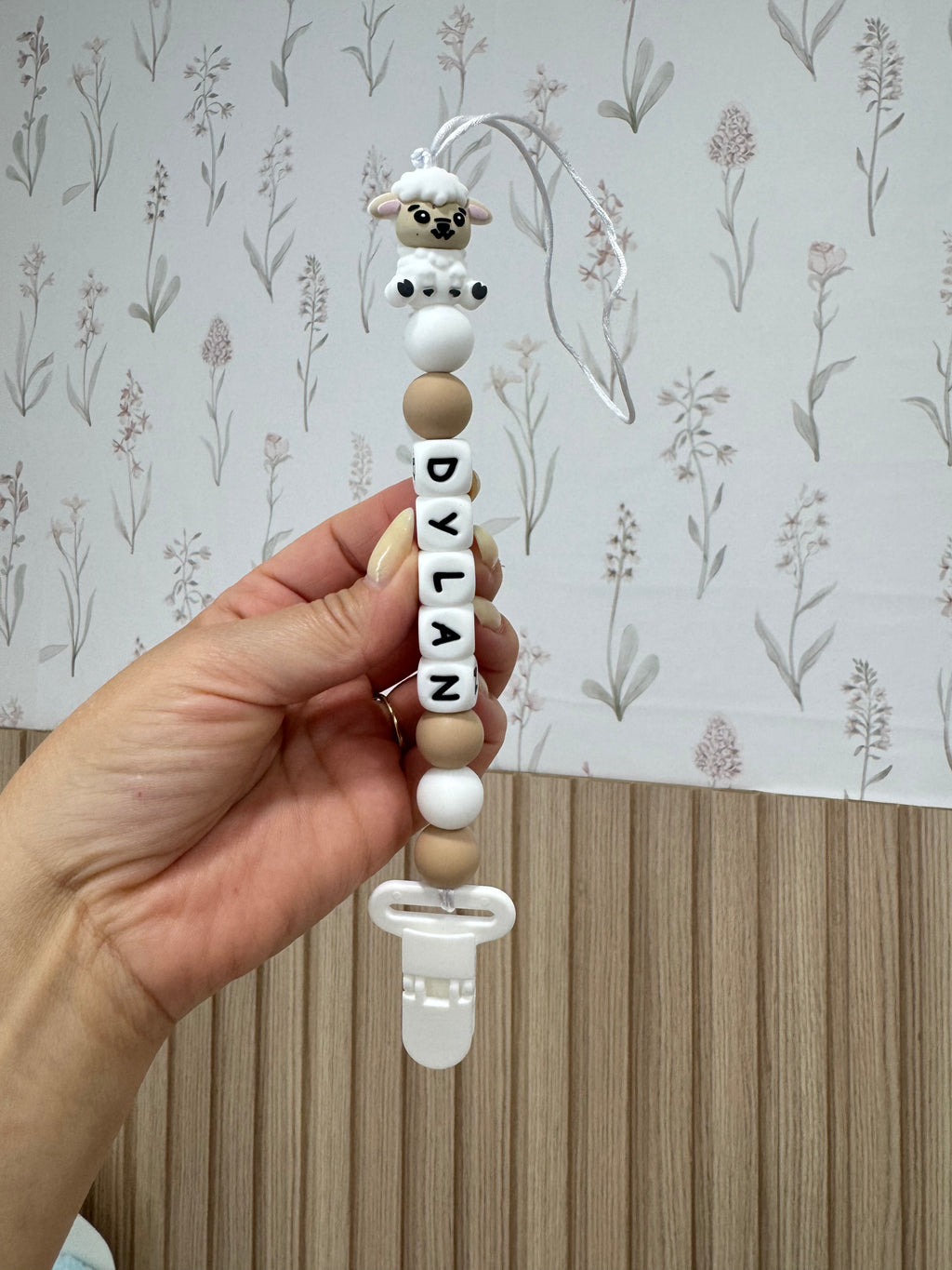 Custom Pacifier Clip – Choose Your Color & Emoji