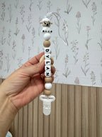 Custom Pacifier Clip – Choose Your Color & Emoji