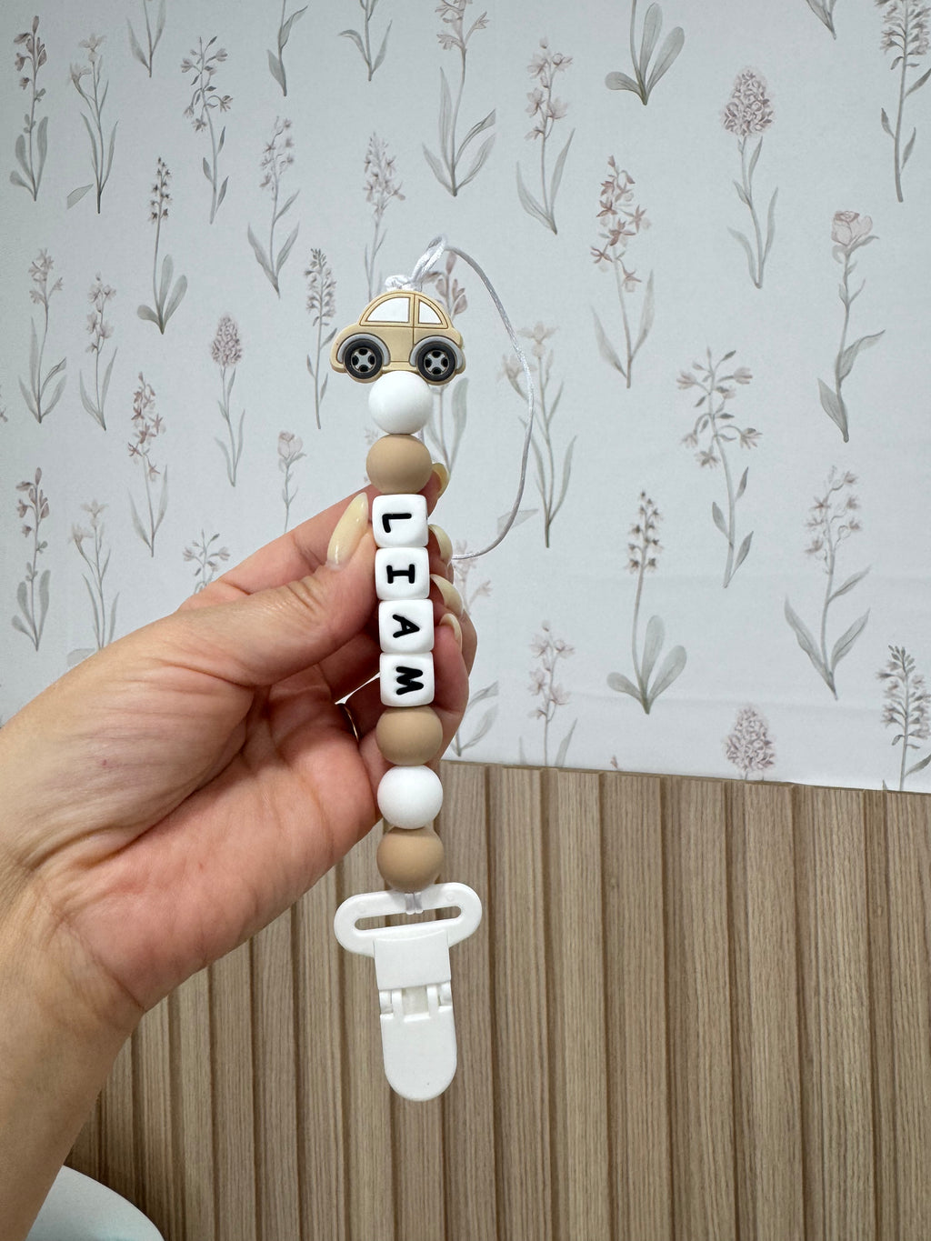 Custom Pacifier Clip – Choose Your Color & Emoji