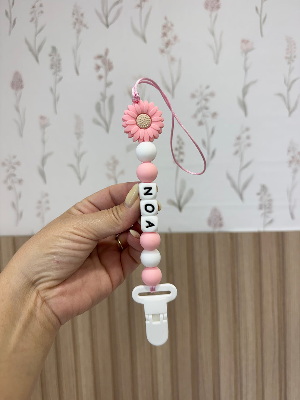 Custom Pacifier Clip – Choose Your Color & Emoji
