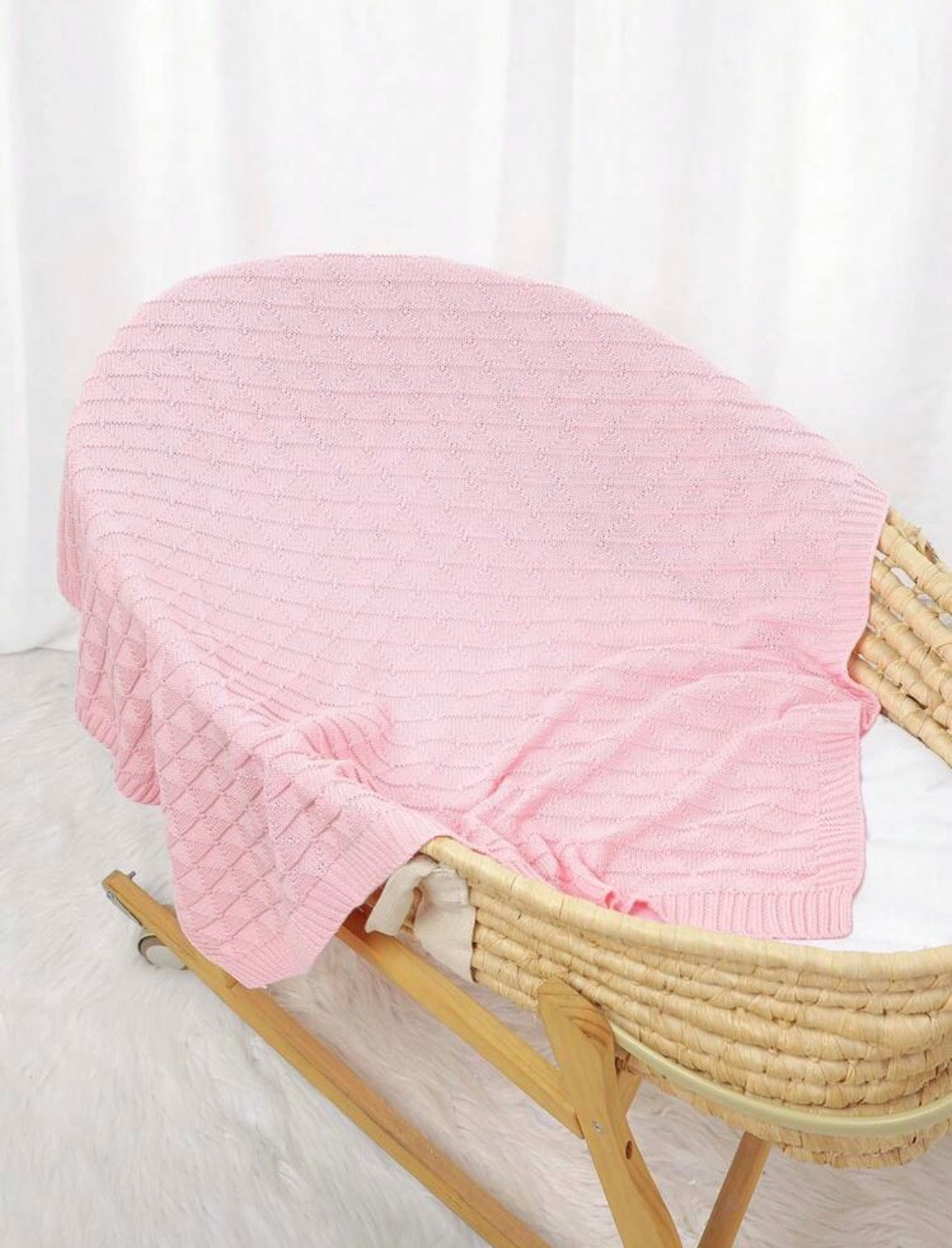 Manta de bebe de algodón