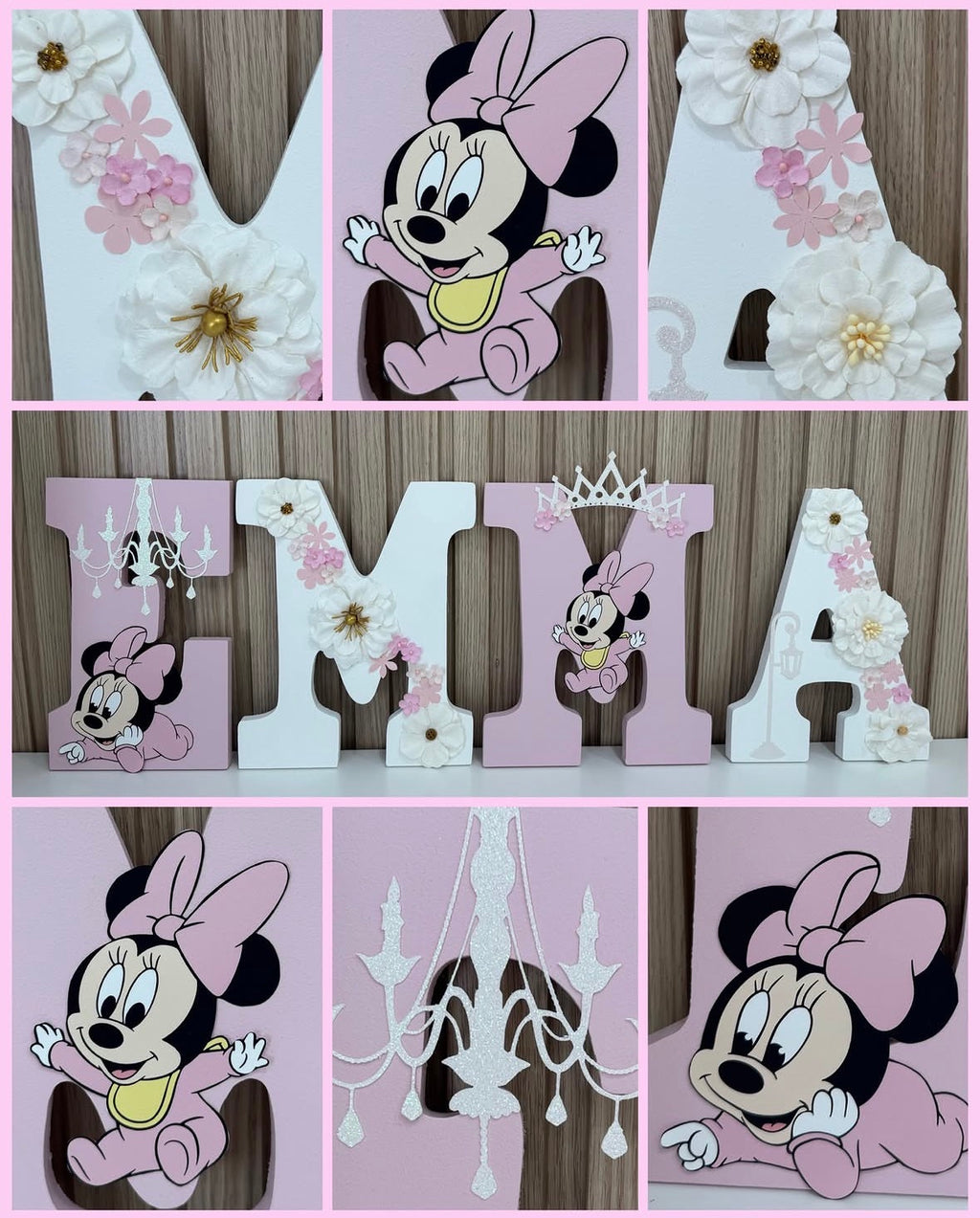 Letras Personalizadas Minnie Mouse