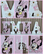 Letras Personalizadas Minnie Mouse