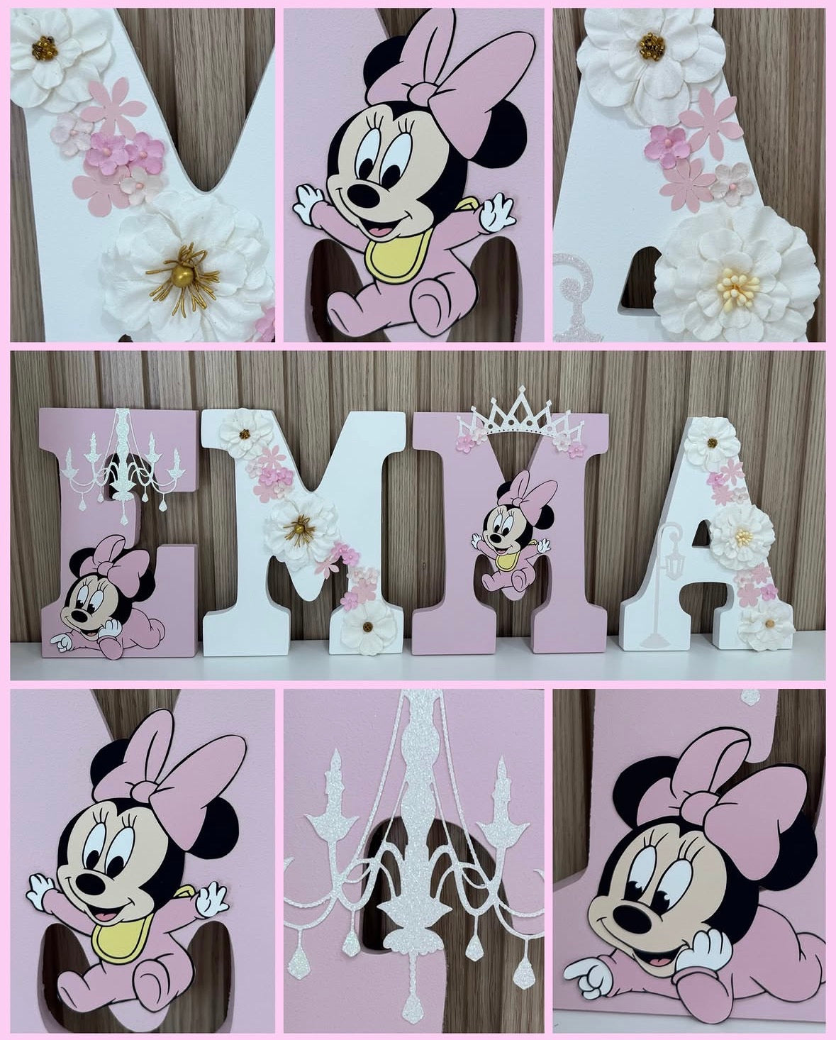 Letras Personalizadas Minnie Mouse