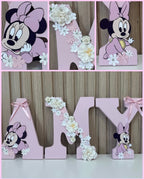 Letras Personalizadas Minnie Mouse